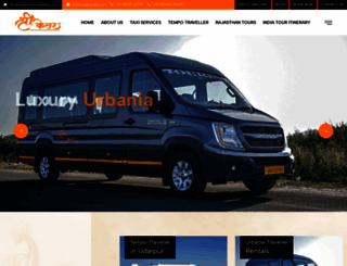 taxiservicesinudaipur.com screenshot