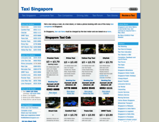 taxisingapore.com screenshot