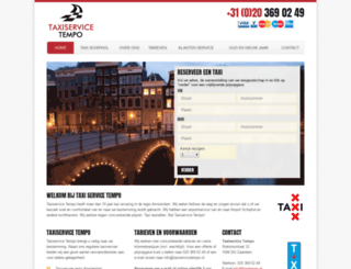 taxitempo.nl screenshot
