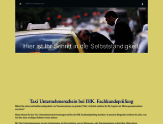 taxiunternehmer-pruefung.de screenshot
