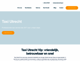 taxiutrechtvip.nl screenshot