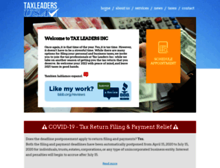 taxleadersinc.com screenshot