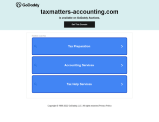 taxmatters-accounting.com screenshot