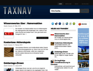 taxnav.de screenshot