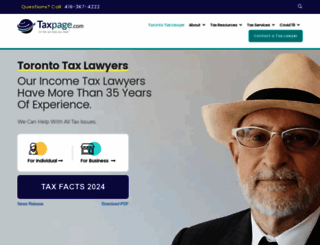 taxpage.com screenshot