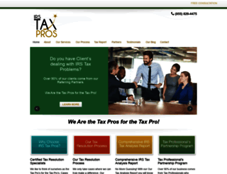 taxpros.org screenshot