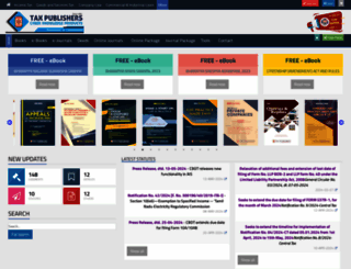 taxpublishers.in screenshot