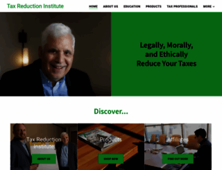 taxreductioninstitute.com screenshot