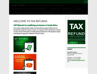 taxrefunds.co.za screenshot