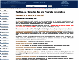 taxtips.ca screenshot