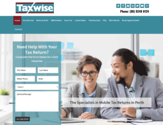 taxwiseaustralia.com.au screenshot