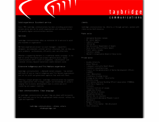 taybridge.com screenshot