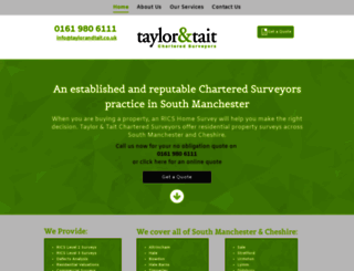 taylorandtait.co.uk screenshot