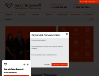 taylorbracewell.co.uk screenshot