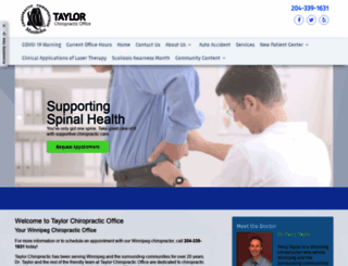 taylorchiropractic.biz screenshot