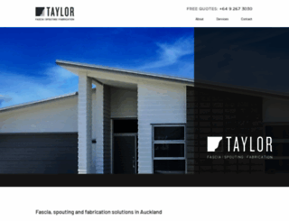 taylorfascia.co.nz screenshot