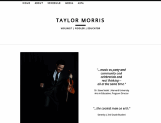 taylormorrismusic.com screenshot