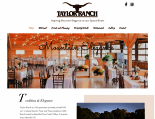 taylorranch.com screenshot