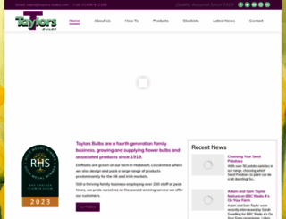 taylors-bulbs.com screenshot