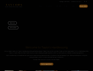 taylors-salon.co.uk screenshot