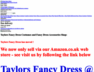 taylors-shop.co.uk screenshot