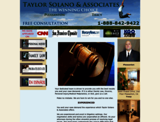 taylorsolanolaw.com screenshot