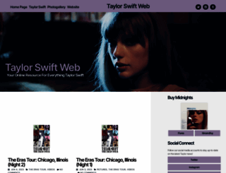 taylorswiftweb.net screenshot