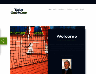 taylortenniscenter.com screenshot