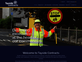 tayside-contracts.co.uk screenshot