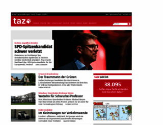 taz.de screenshot