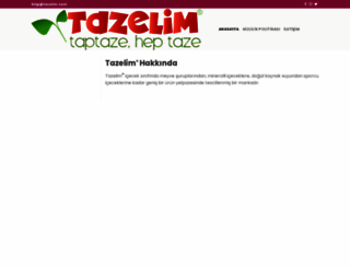tazelim.com screenshot