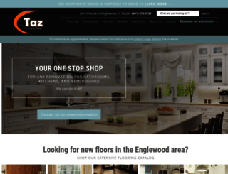 tazflooringdesign.com screenshot