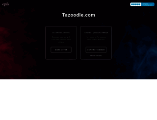 tazoodle.com screenshot