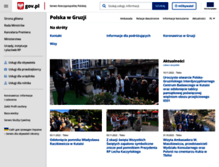 tbilisi.msz.gov.pl screenshot
