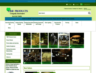 tbrproducts.co.uk screenshot