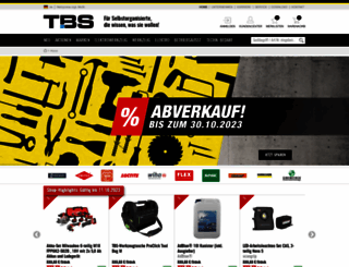 tbs-online.de screenshot