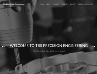 tbsprecision.com screenshot