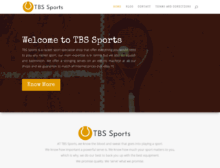 tbssports.co.uk screenshot