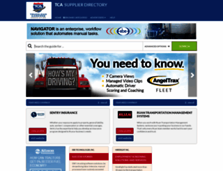 tcasupplierdirectory.com screenshot