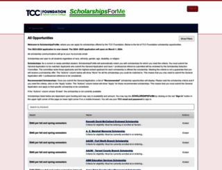 tccd.academicworks.com screenshot