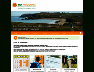 tcf-randonnee.com screenshot