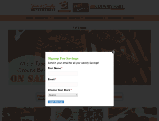 tcgrocery.com screenshot