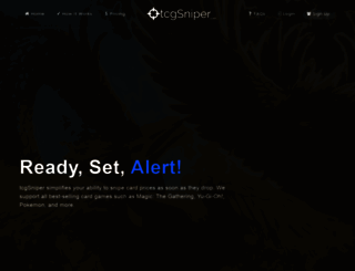 tcgsniper.com screenshot