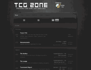 tcgzone.com screenshot