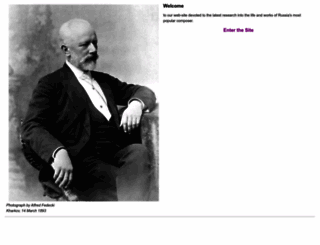 tchaikovsky-research.net screenshot