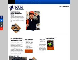 tcomcablingsystems.com screenshot