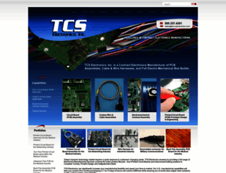 tcs-electronics.com screenshot