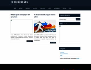 tdconcursospublicos.blogspot.com.br screenshot