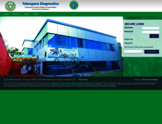 tdiagnostics.telangana.gov.in screenshot