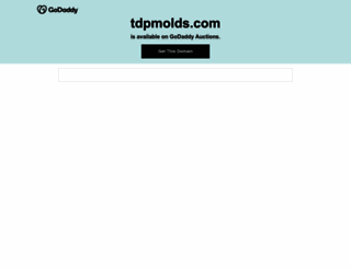 tdpmolds.com screenshot